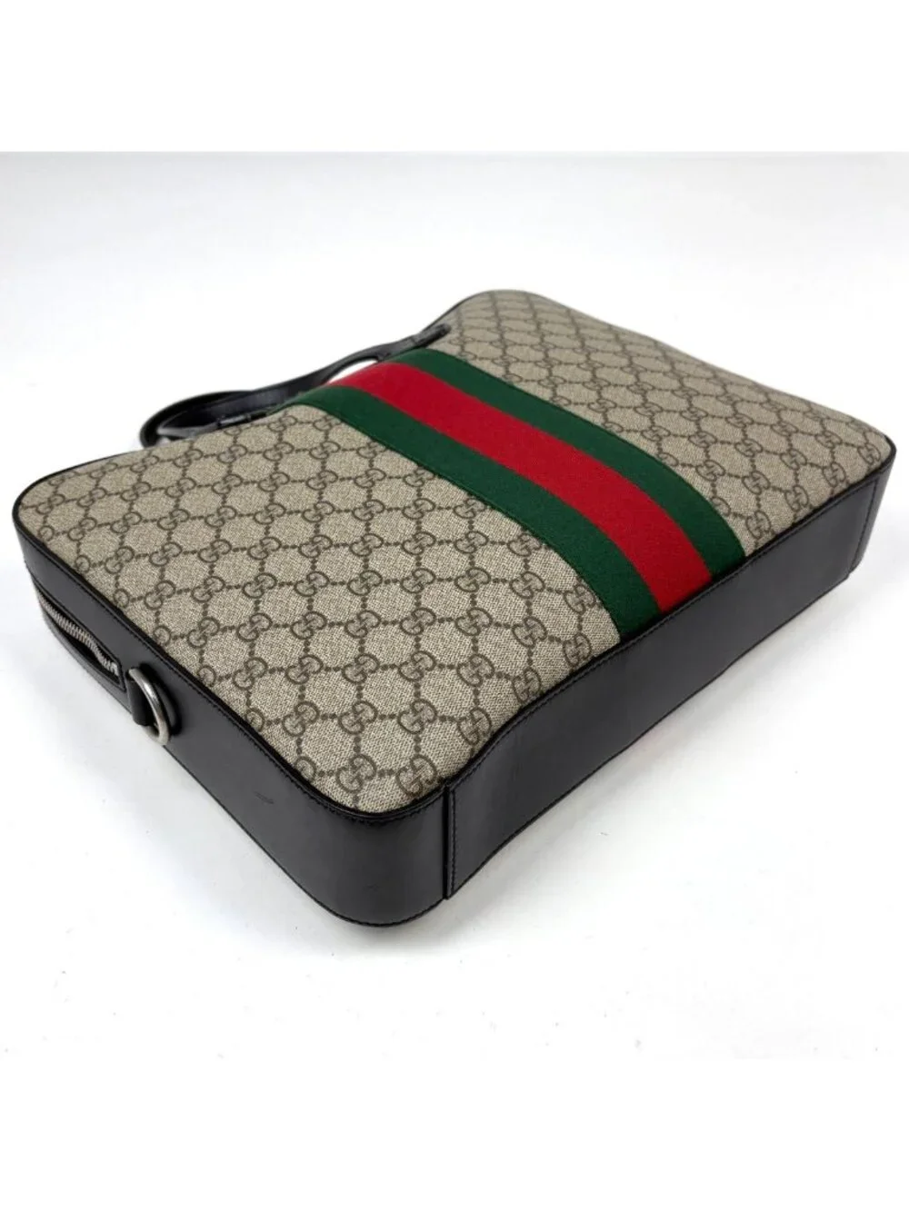 Gucci Business Bag GG Pattern Web Sherry Line Beige
